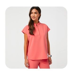 FIGS Hot Coral Rafaela